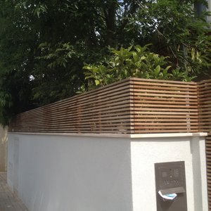 Wood Fence Installation Project